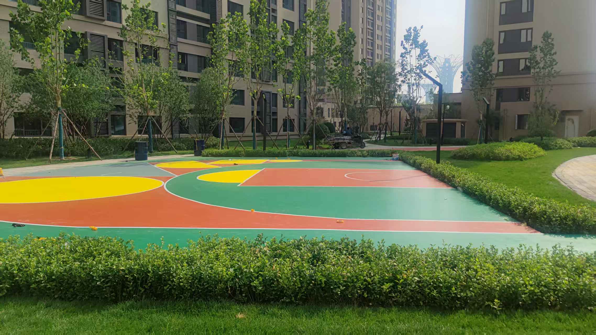 达州市塑胶跑道材料塑胶地面 - 方案